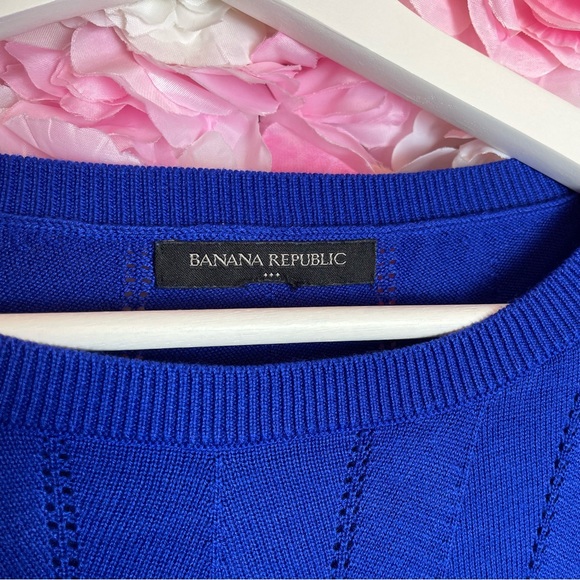 Banana Republic Factory Knit 3/4 Sleeve Top Size L - Picture 2 of 5